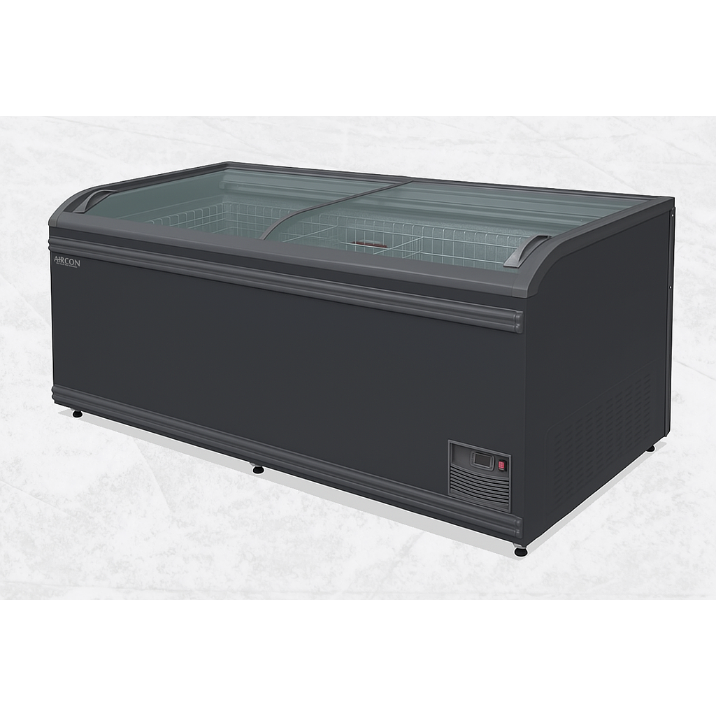 Island freezer Sofia 210 +/-, Plug in, R290, 2115x875x835mm