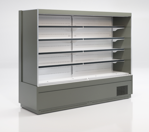 Крайстенна хладилна витрина SAMOS S 1350х810х2050mm , Plug-in , с нощна щора