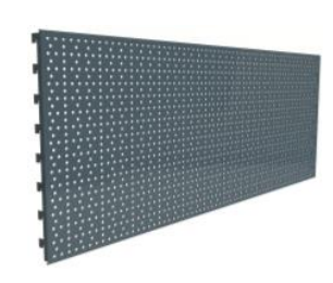 perf.b.panel euro hole system (P25) - standard L:665 H:250 / T:1.0