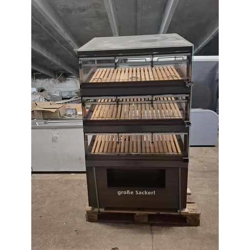 [PR/110131] Bread rack with glass doors 3x3, size 100x80x194