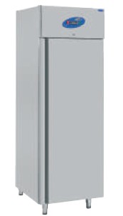 [KRCS.DBL.700] Professional Stainless Steel Freezer 700 lt. 70x81x207cm. -10/-22 C