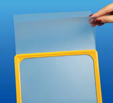 [HMK.04.10.420] Pocket PVC insert for A4 frame