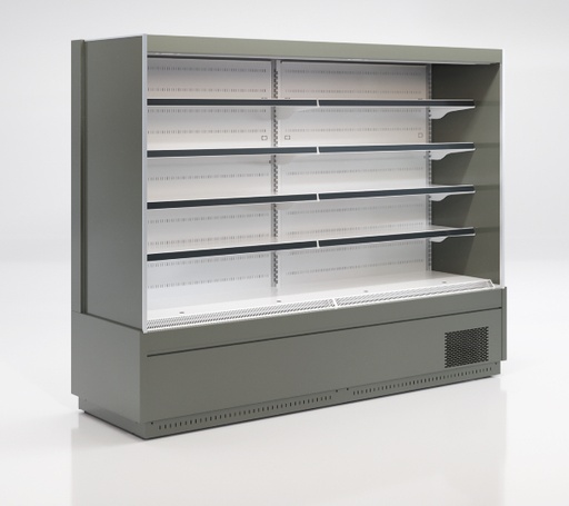 [Mtk.105878] Wall-mounted refrigerated showcase SAMOS L 2600mm, Plug-in, Opening doors