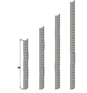 [I-33E] Vertical perforated profile for refrigerator shelf holder