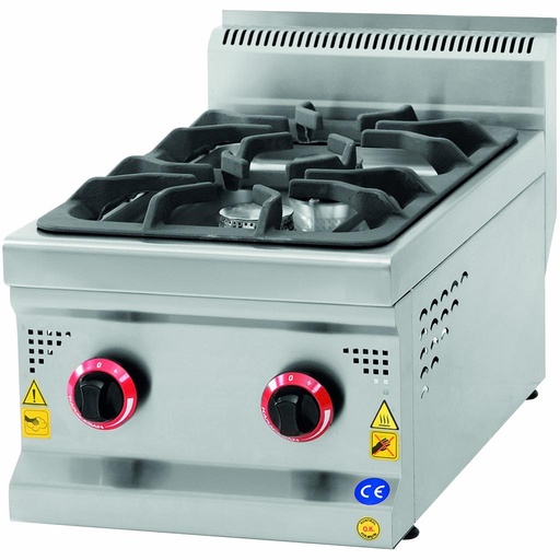 [KRCS.SOGL.470] Stoves GAS, 400x700x300, 2 hotplates