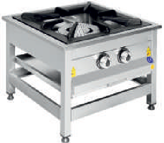 [KRCS.YOGL.770] Floor GAS stove, 700x700x500
