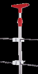 [HMK.01.45.2912] Telescopic frame holder A4 /for promo basket/ Black
