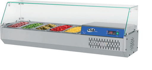 [KRCS.CS.GRNK.210] Refrigerated showcase Salatierra 9GN/ 205x39x46cm
