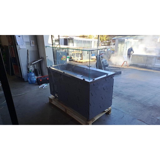 [KRCS.CS.TEK.3.700.SHS.C] Refrigerator table salad bar 3 doors 5GN, 188x70x85, -2/+8