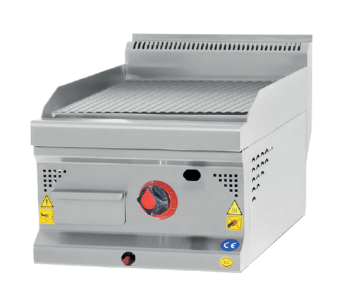[KRCS.IZTGL.470] Grill plate type ribbed GAS