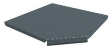 [RY.MSS040183] SHELF DEEP INTERNAL CORNER (P25) D : 500 / T:0,6 FOR D:600 BASE SHELF 