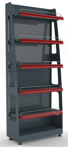 [RY.MSS150262] [RY.MSS150262] GONDOLA HEAD SIDE UNIT 200x500x1850 W/O SHELF